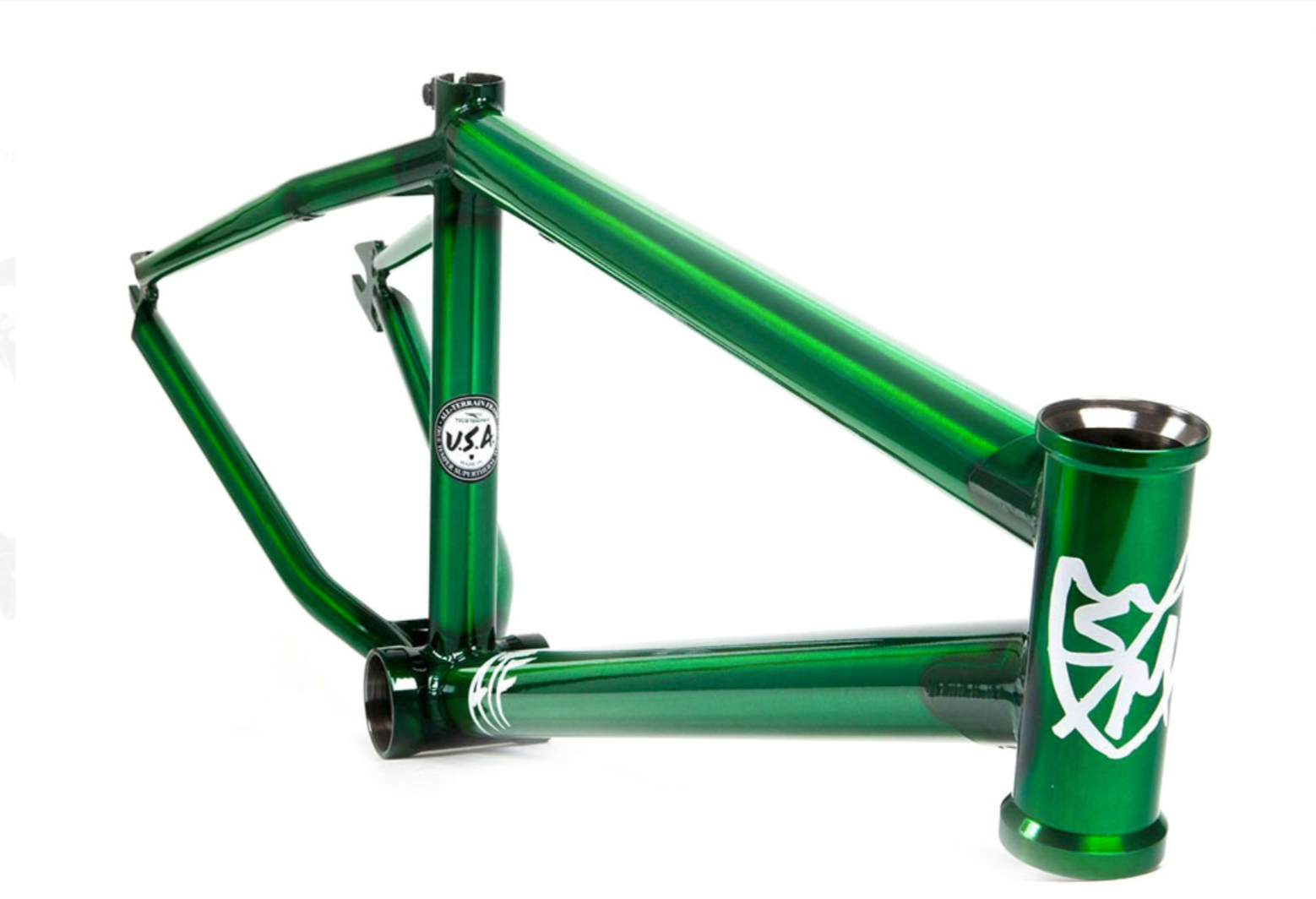 S&M 24 INCH ATF FRAME TRANS GREEN CRUISER 24" 21.75