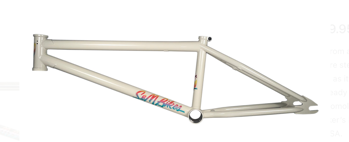 S&M Hucker frame Baby Blue Clear Tan
