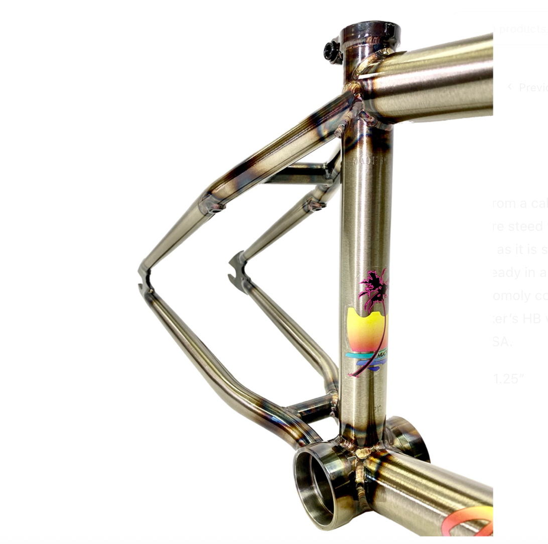 S&M Hucker frame Baby Blue Clear Tan