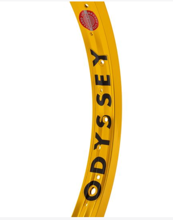 ODYSSEY ANODIZED GOLD HAZARD LITE RIMS! IN STOCK 9/1