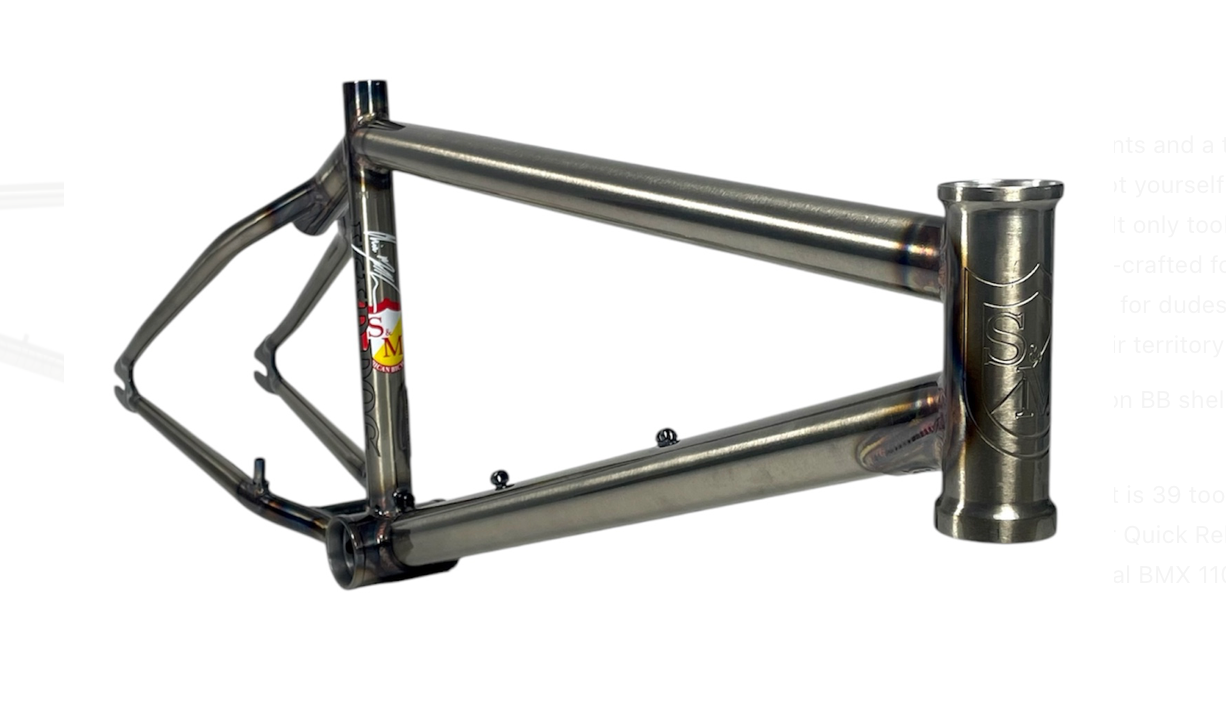 S&M 20" MAD DOG FRAME 990 BRAKE VERSION