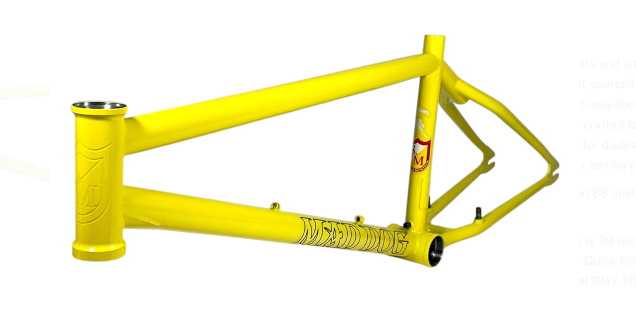 S&M 20" MAD DOG FRAME 990 BRAKE VERSION
