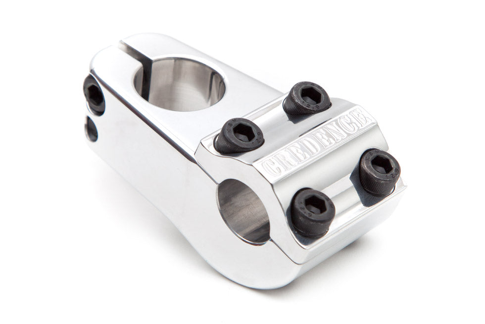 S&M BIKES CREDENCE TURTLENECK SILVER STEM NECK CCR 52 POLISHED BIKE BMX CHROME