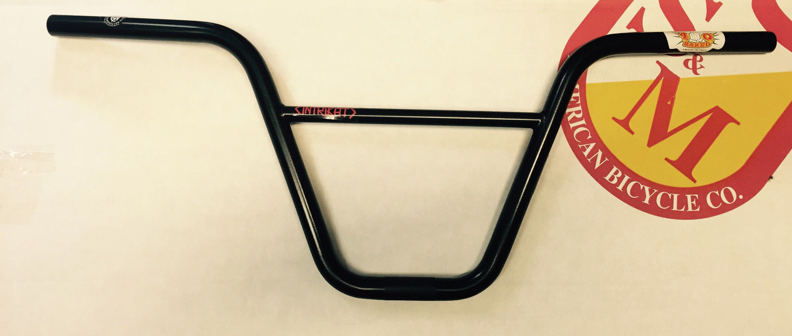 S&M BIKES INTRIKAT 9 FLATLAND HANDLEBAR BLACK BARS