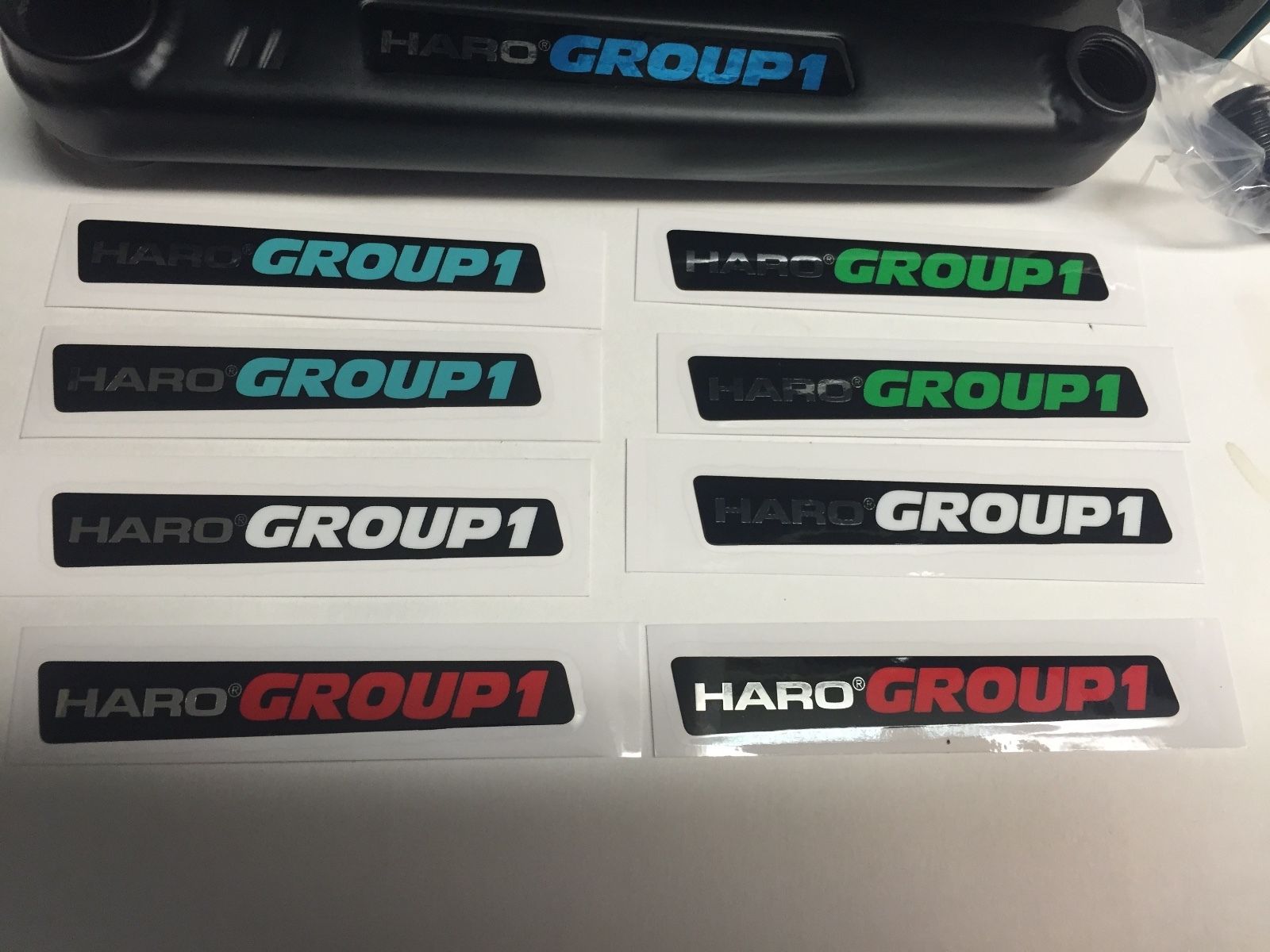 HARO BMX LINEAGE GROUP 1 ONE CRANKS 175 BLACK CRANK SET