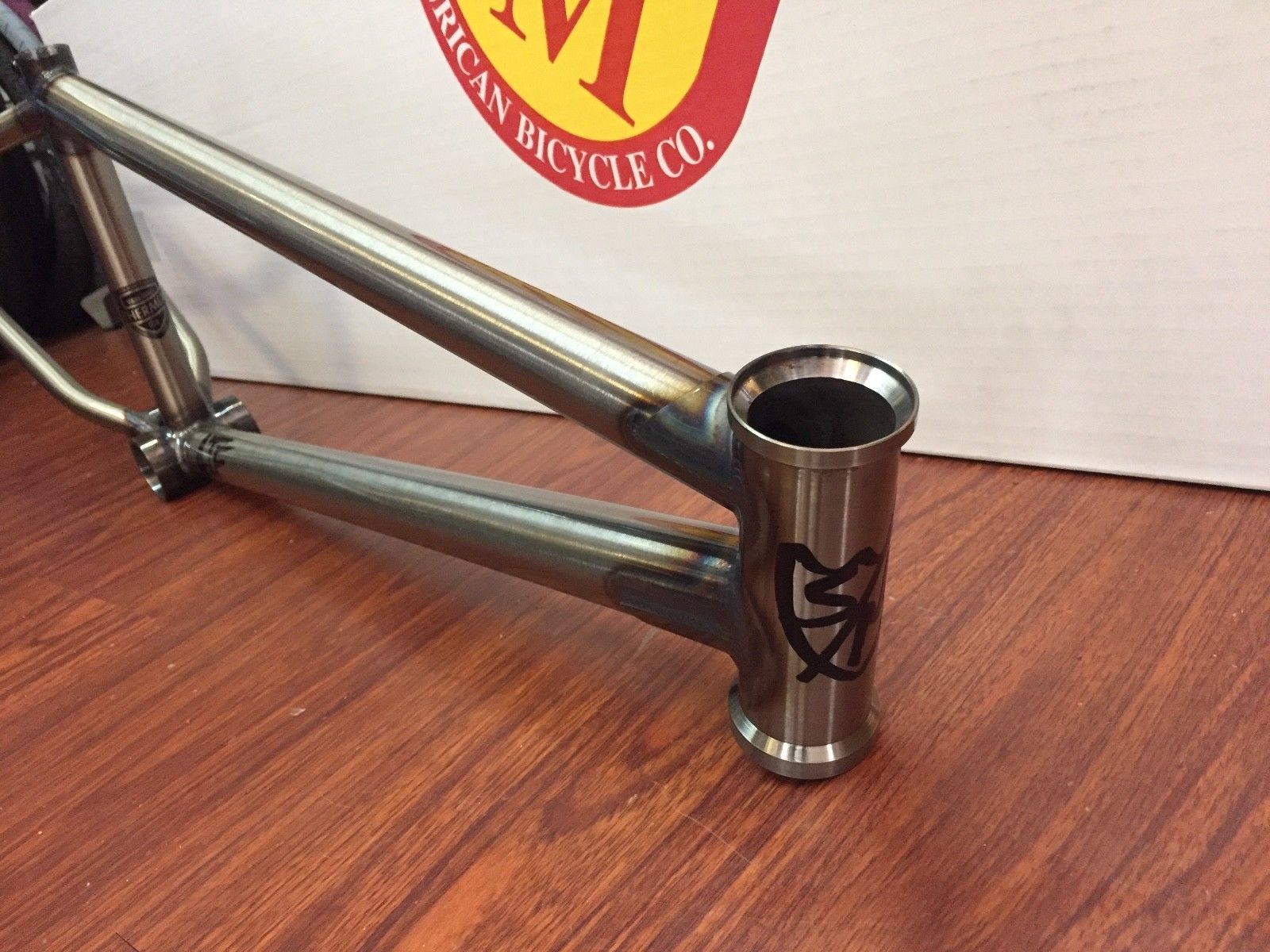S&M 24 INCH ATF FRAME GLOSS RAW CLEAR COAT CRUISER 24" 21.75