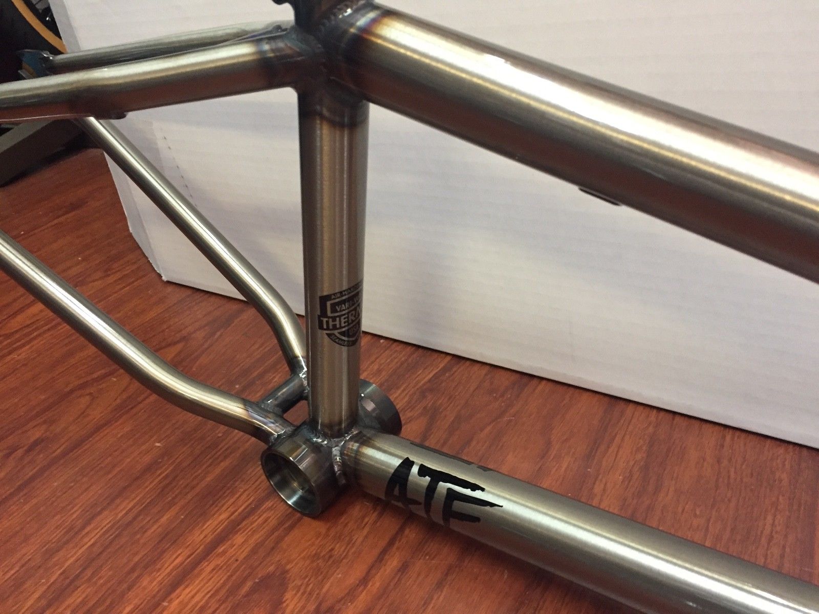 S&M 24 INCH ATF FRAME GLOSS RAW CLEAR COAT CRUISER 24" 21.75