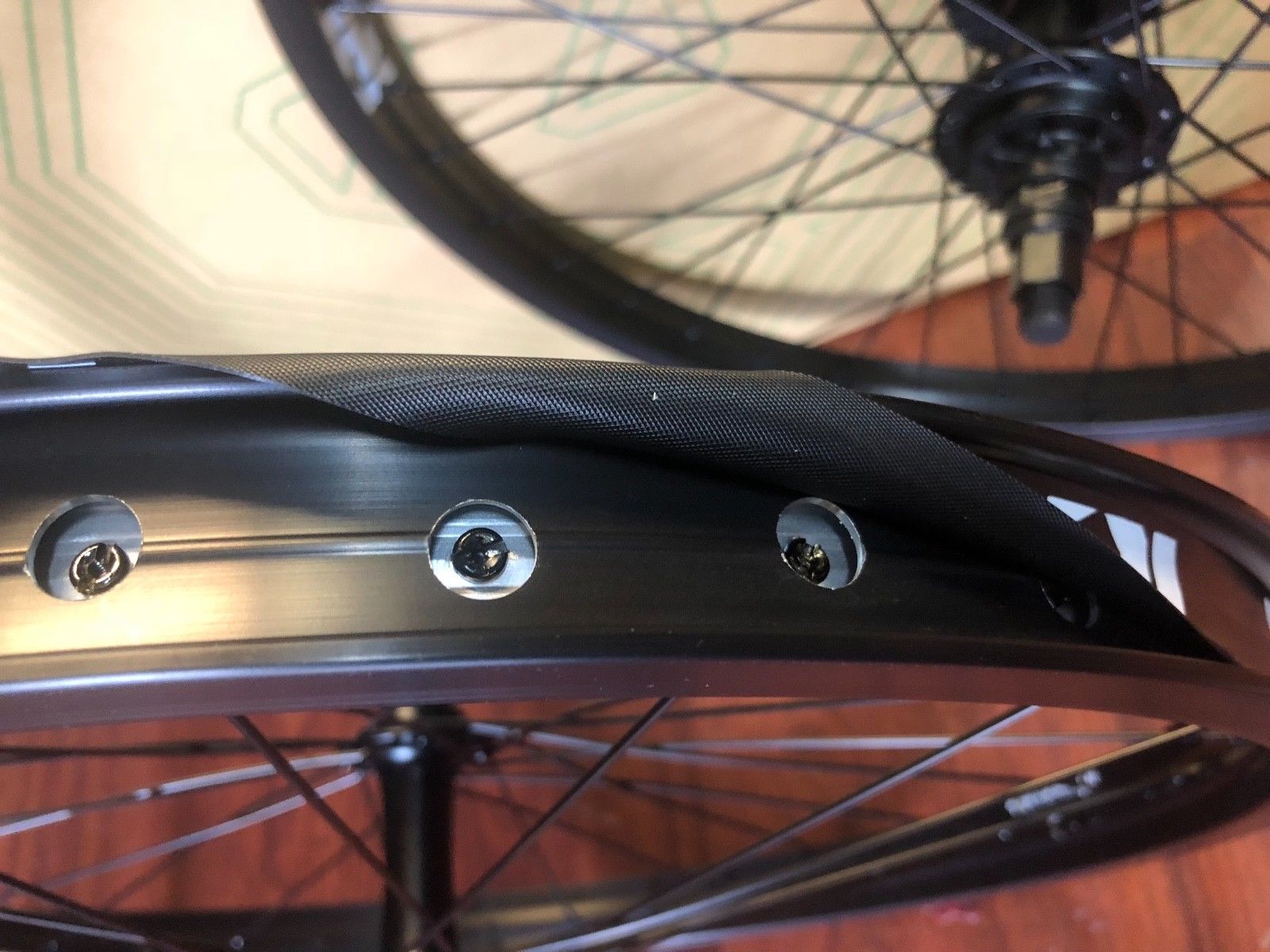 REVENGE COMPLETE 22 INCH WHEEL SET WHEELS 22" BLACK OEM