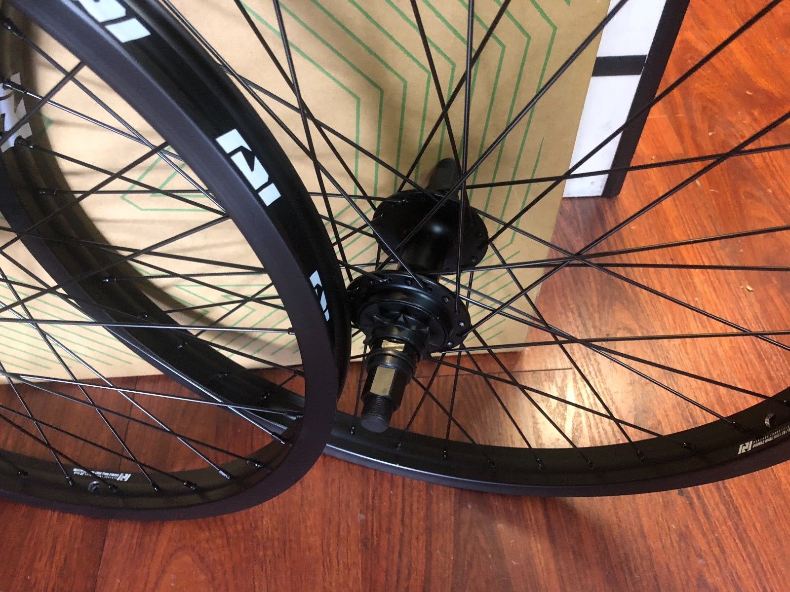 REVENGE COMPLETE 22 INCH WHEEL SET WHEELS 22" BLACK OEM