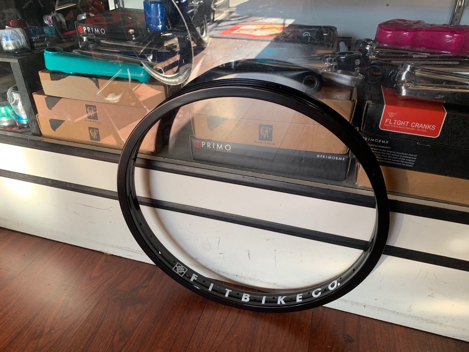 FIT BIKES 20 INCH BLACK ARC WELDED RIM
