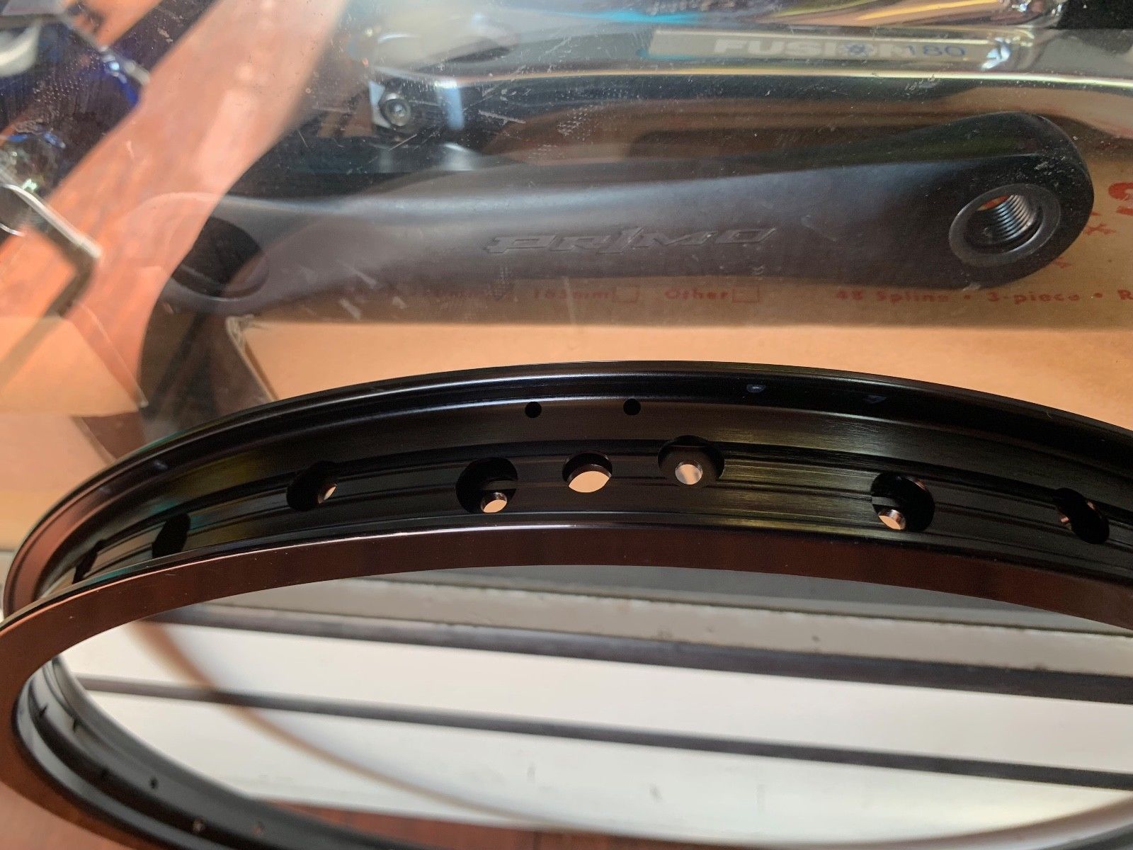 FIT BIKES 20 INCH BLACK ARC WELDED RIM