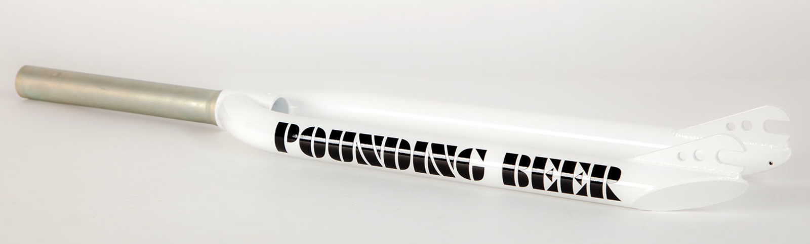 S&M BIKES POUNDING BEER 29 INCH GLOSS WHITE BMX BIKE FORK