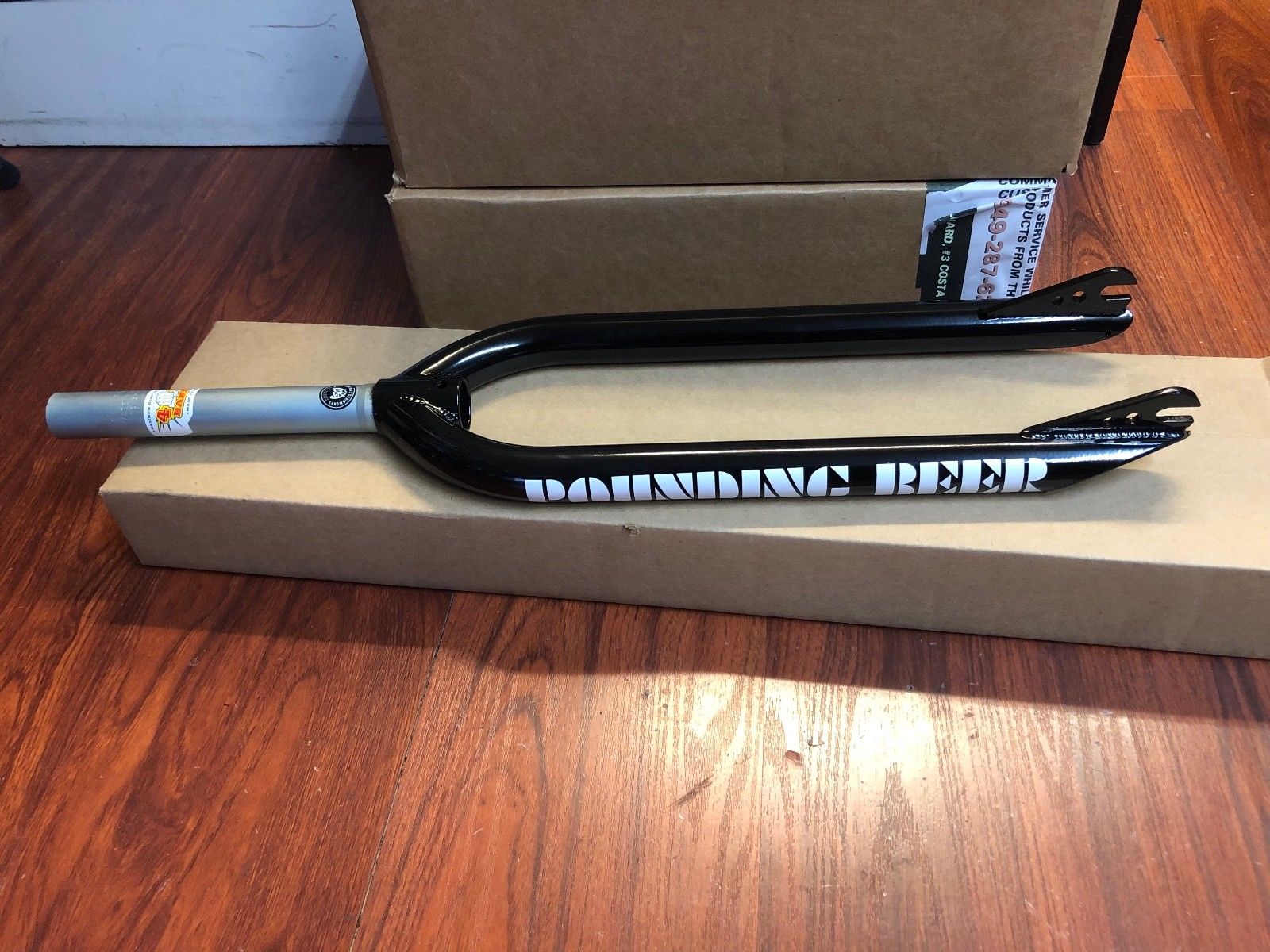 S&M BIKES POUNDING BEER 29 INCH BLACK BMX BIKE FORK