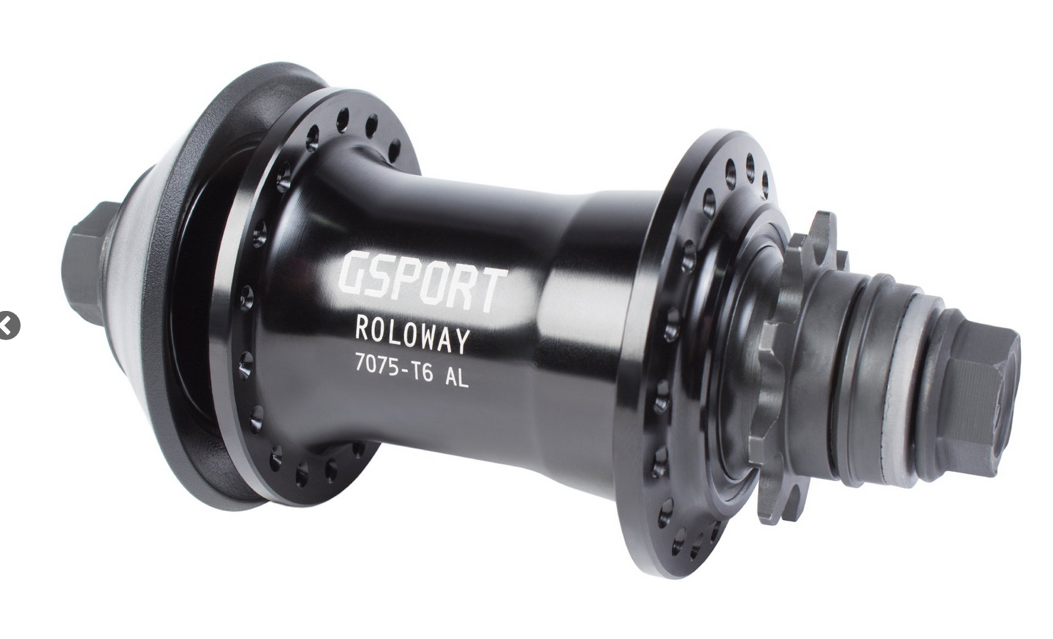 GSPORT BMX ROLOWAY CASSETTE REAR HUB BLACK RHD LHD