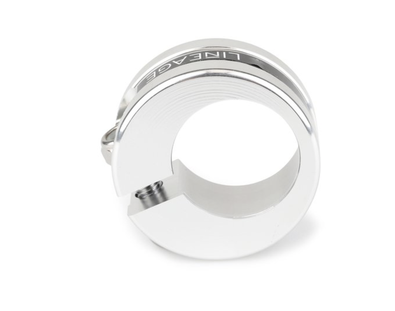 HARO BMX LINEAGE SEAT POST CLAMP 25.4 POLISHED SILVER