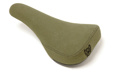 S&M BIKES STEALTH GREEN CANVAS PIVOTAL SEAT ARMY