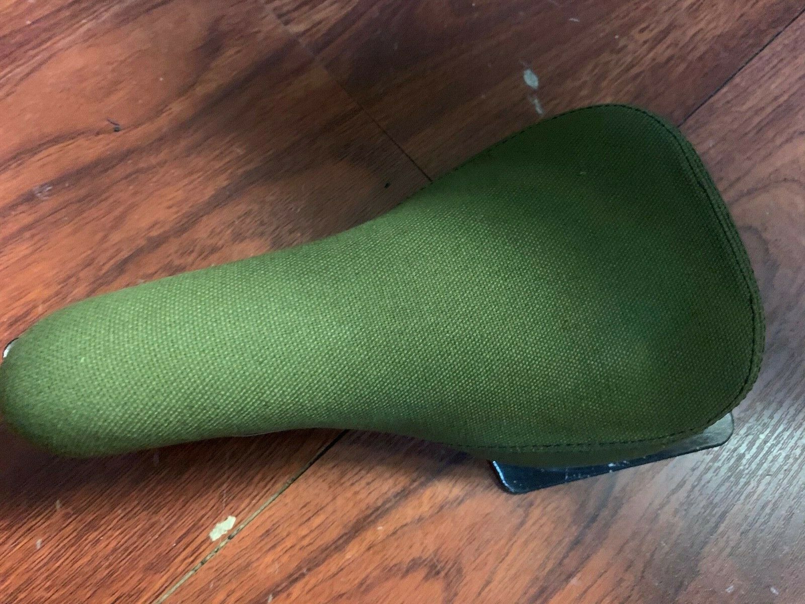 S&M BIKES STEALTH GREEN CANVAS PIVOTAL SEAT ARMY