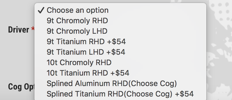 PROFILE RACING GLOSS BLACK ELITE HUB SET HUBS RHD