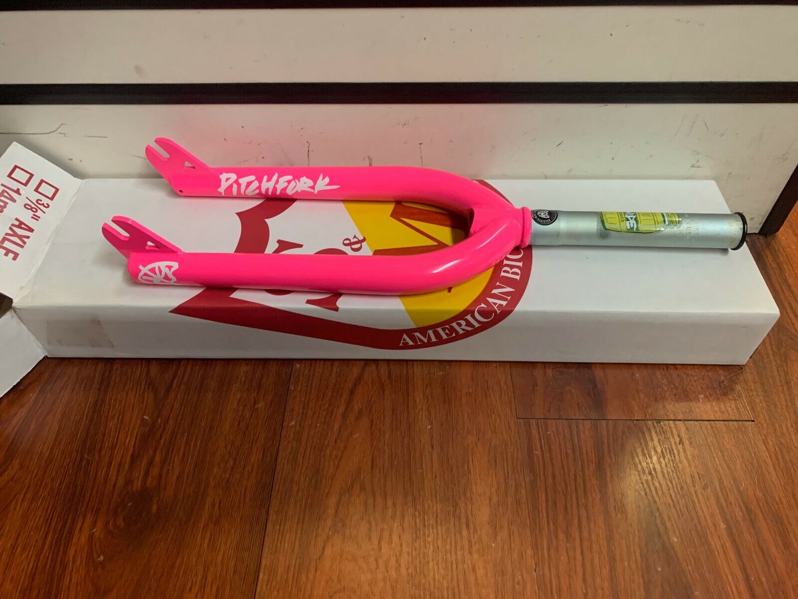 S&M V2 WIDEMOUTH 33 MM FORKS HOT PINK 33 MM BMX BIKE 20" WIDE MOUTH HUCKER NEON