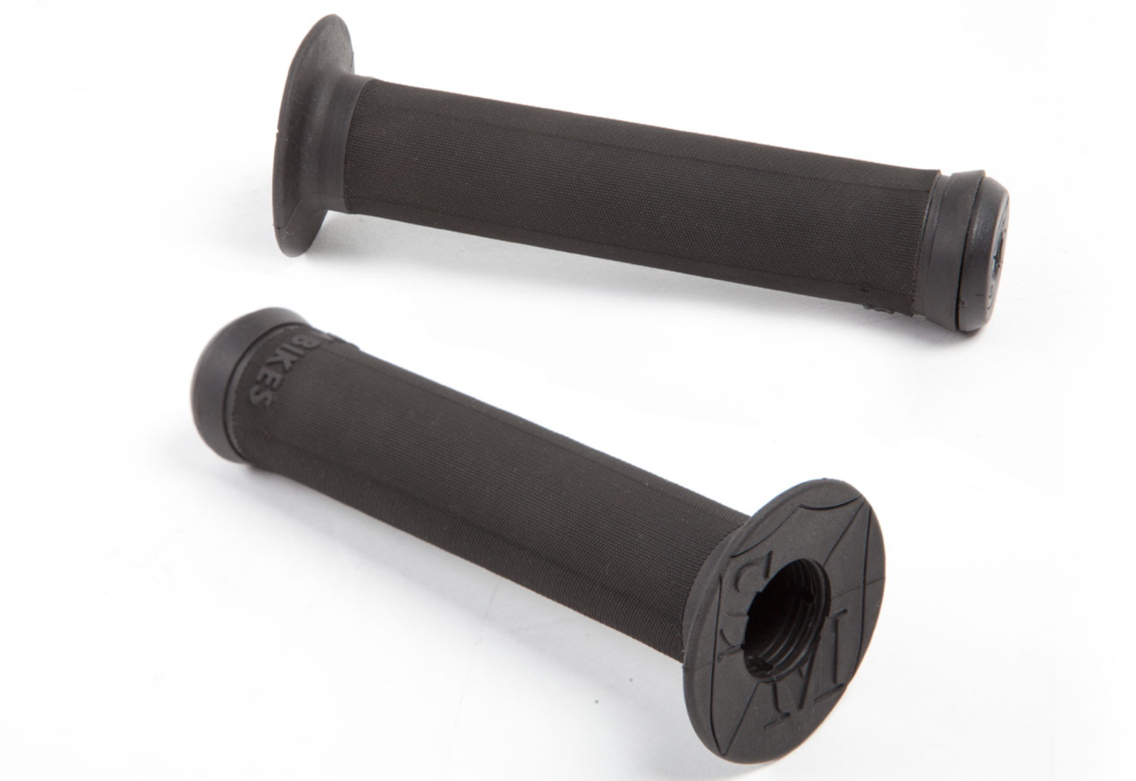 S&M BIKES LOGO GRIPS BLACK SHIELD BMX BIKE RETRO OLD SCHOOL GRIP