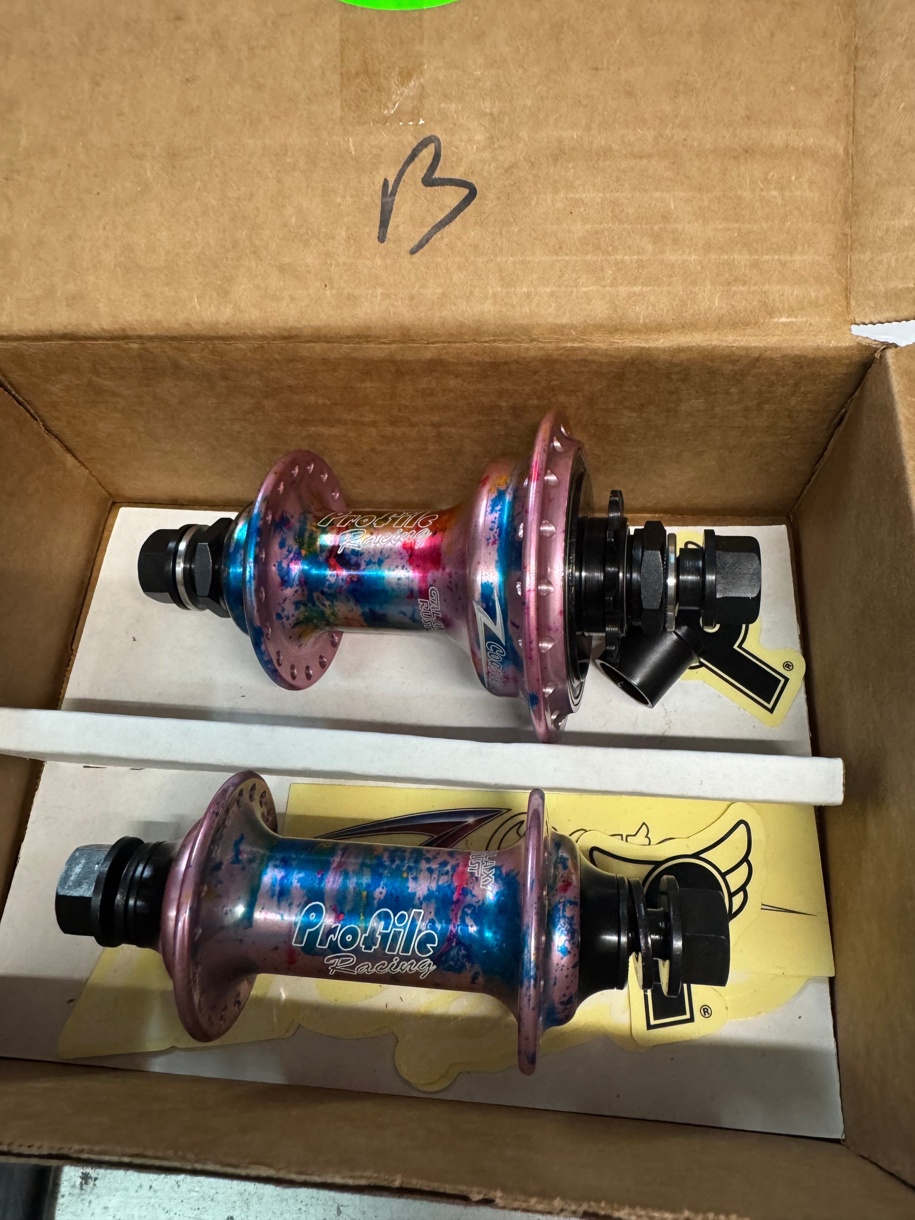 PROFILE GALAXY RUST HUBSET ZCOASTER RHD REAR AND ELITE FRONT