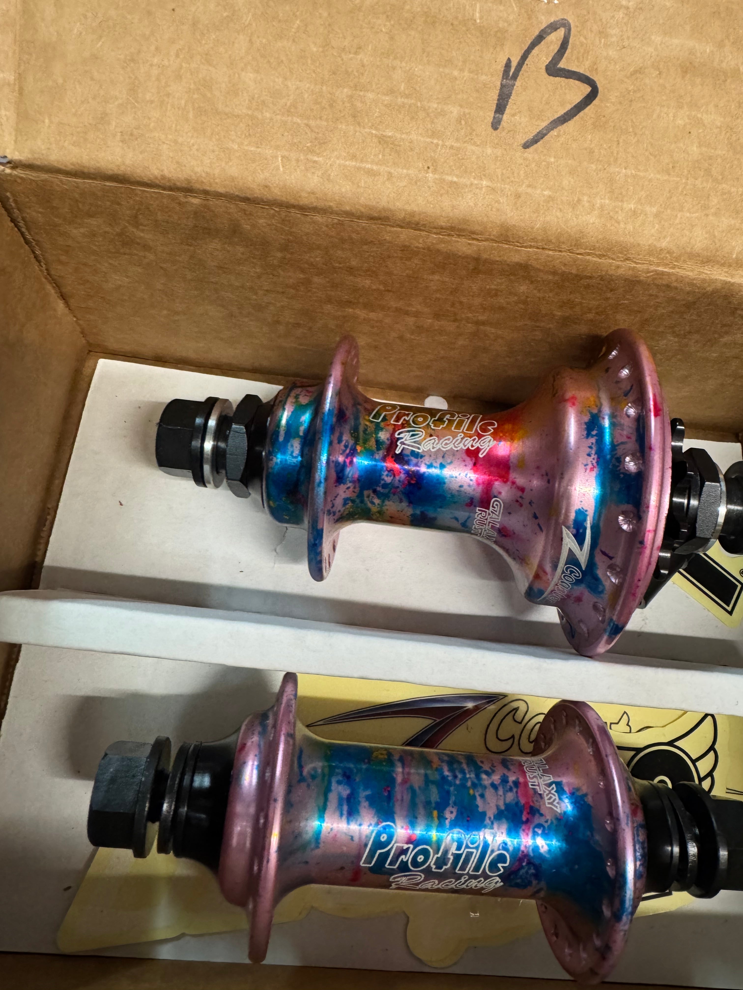 PROFILE GALAXY RUST HUBSET ZCOASTER RHD REAR AND ELITE FRONT