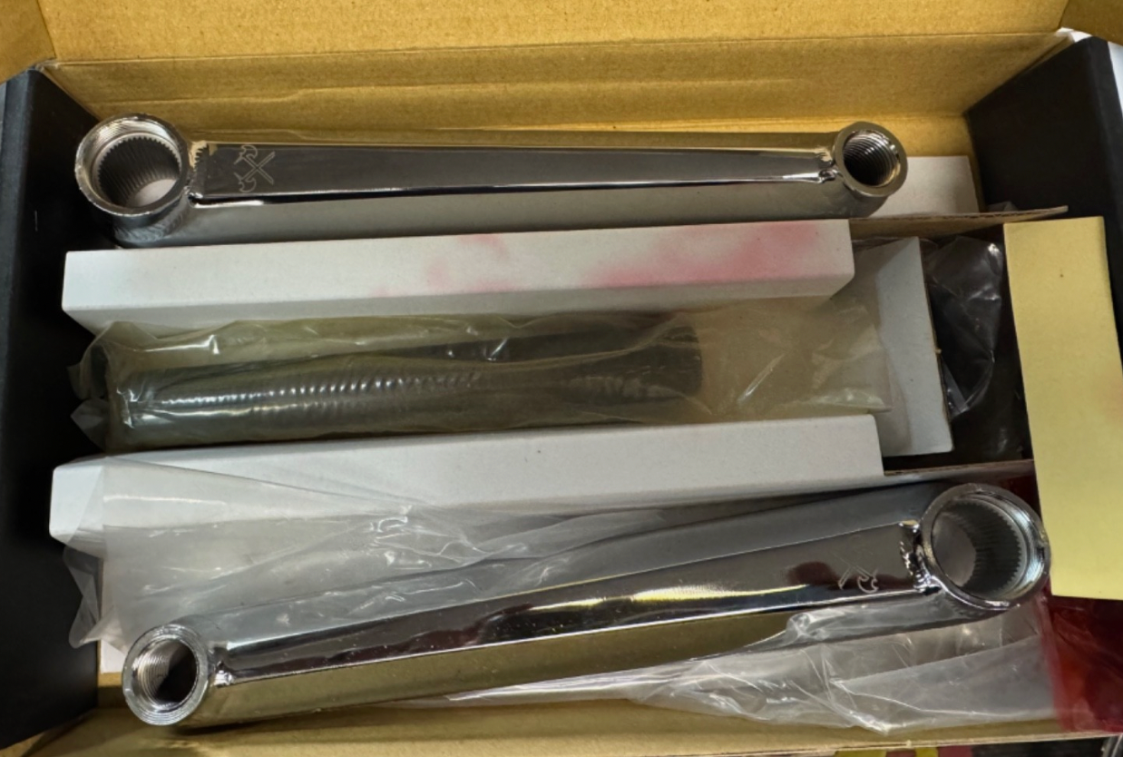DEMOLITION REVOLT CRANKS CHROME 19 MM 175