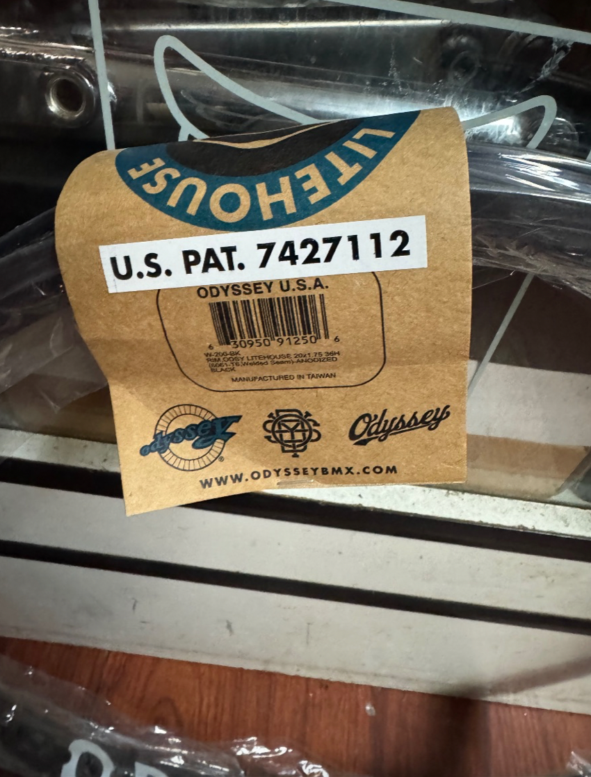 ODYSSEY LITEHOUSE RIM BLACK 20"