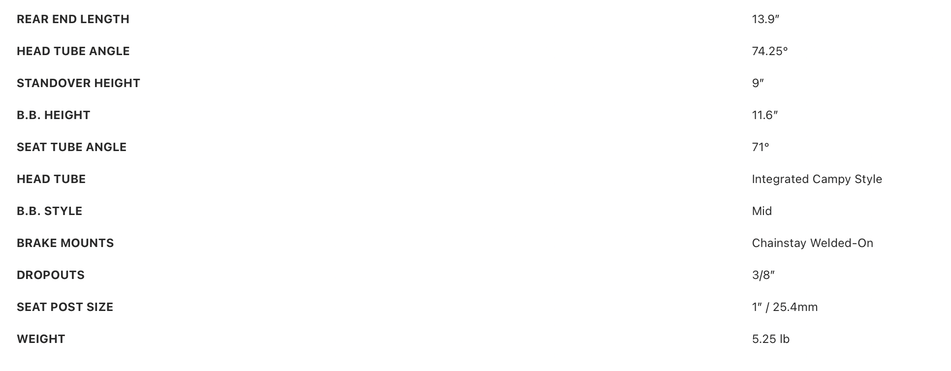 S&M CLINT REYNOLDS CCR FRAME