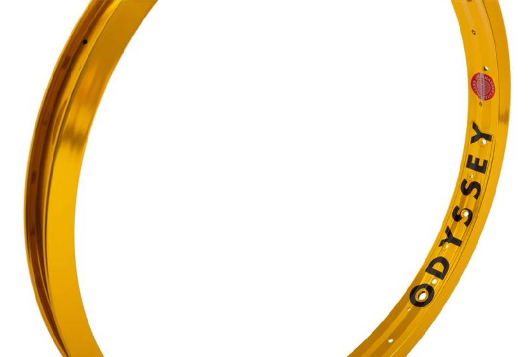 ODYSSEY ANODIZED GOLD HAZARD LITE RIMS! IN STOCK 9/1