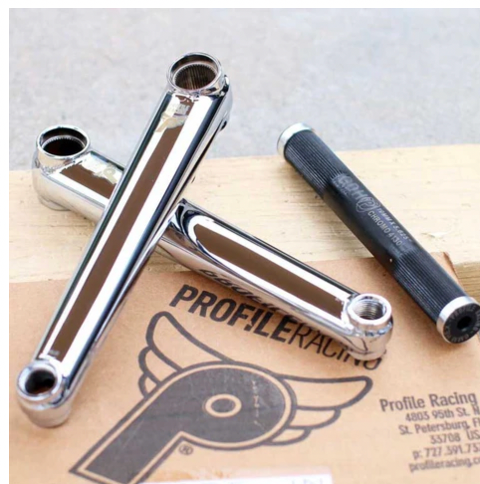 PROFILE BMX RACING CRANKS CHROME PRE ORDER 19mm