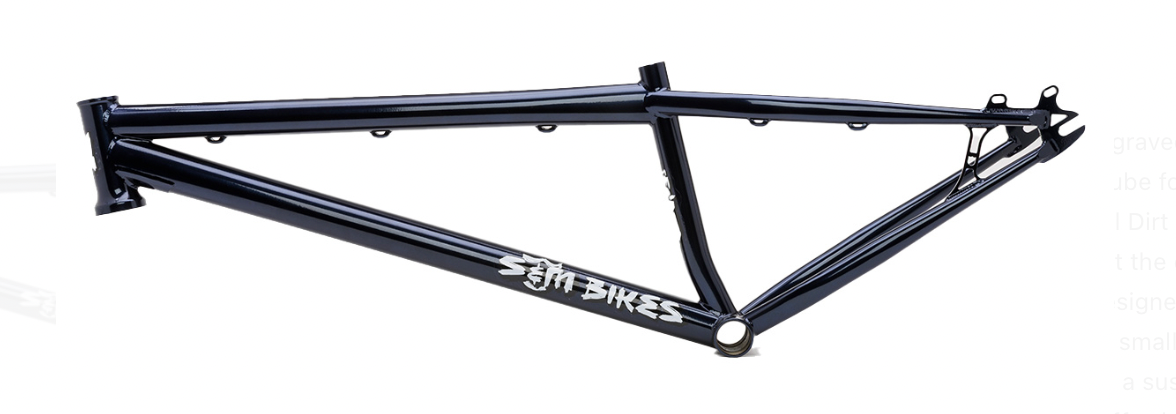 SALE S&M DJ DIRT JUMPER BJ FRAME SALE 22" BLUE AND GREEN
