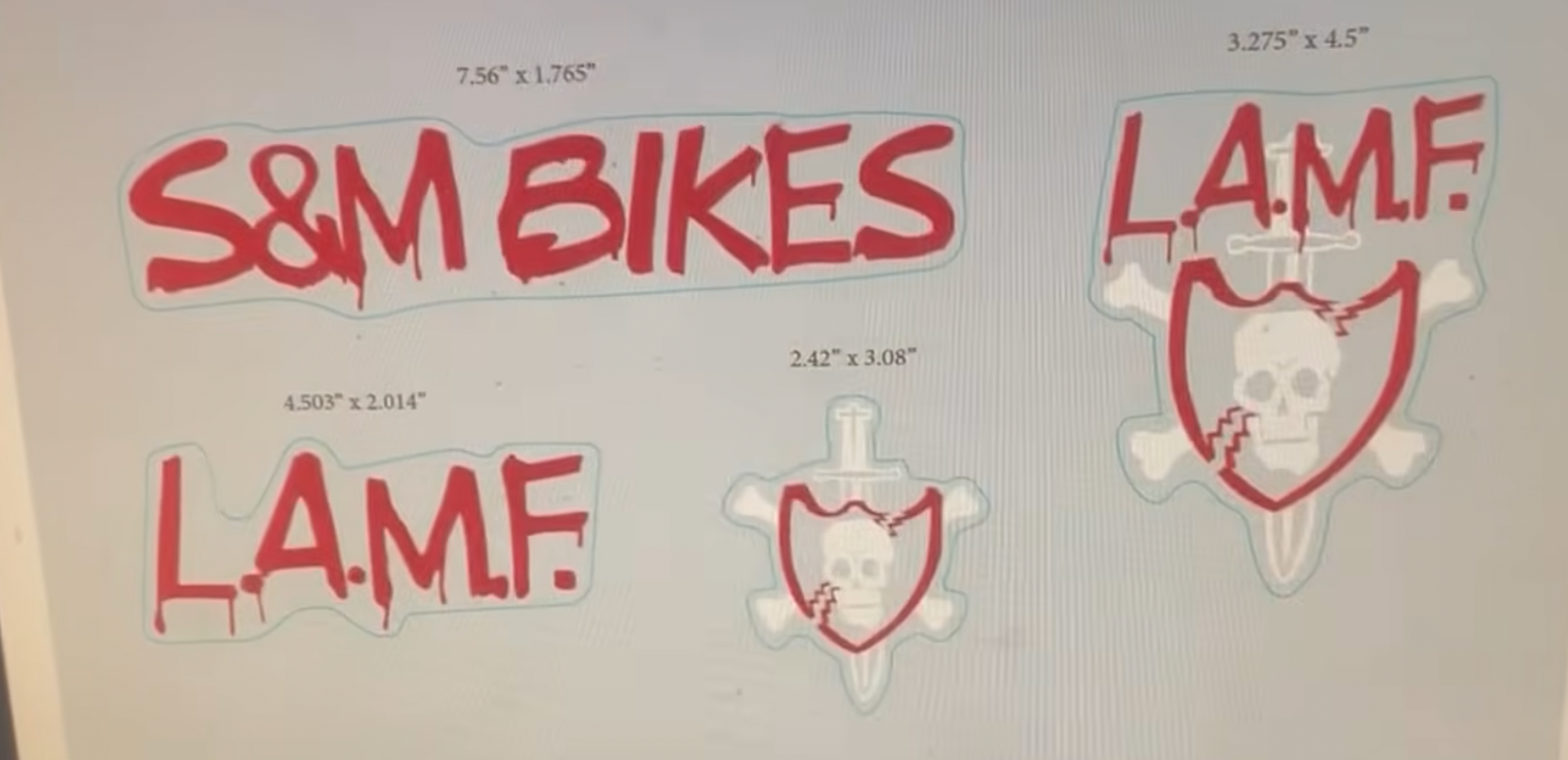 S&M LAMF Frame Jason Balls New Run 5/2026