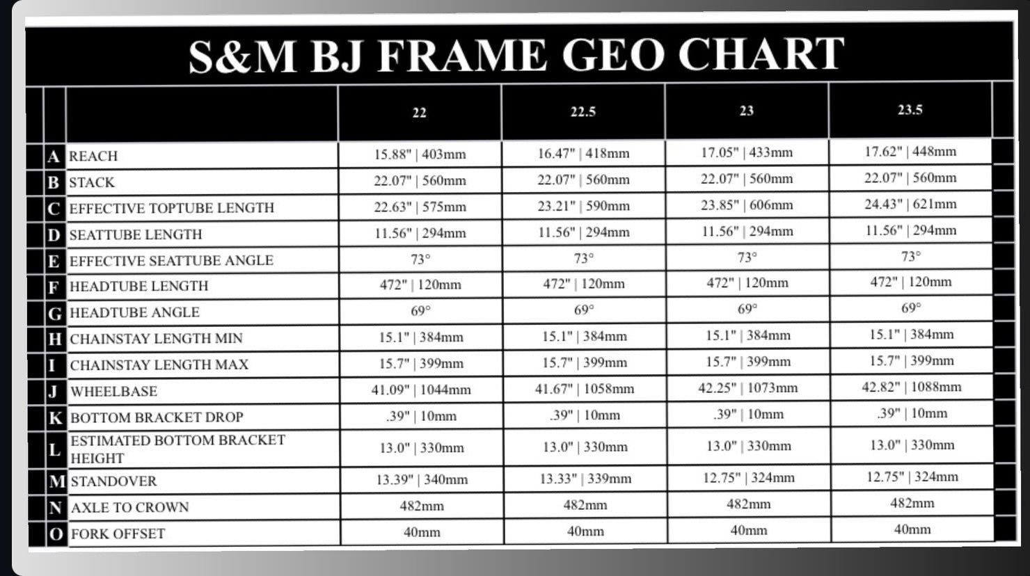 WAITING LIST S&M BJ DJ DIRT JUMPER FRAME  BIG JUMPER