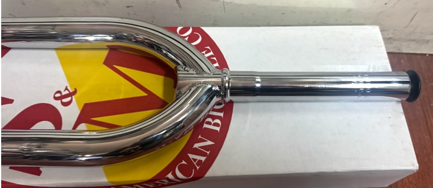 S&M CHROME 22" WIDEMOUTH FORKS