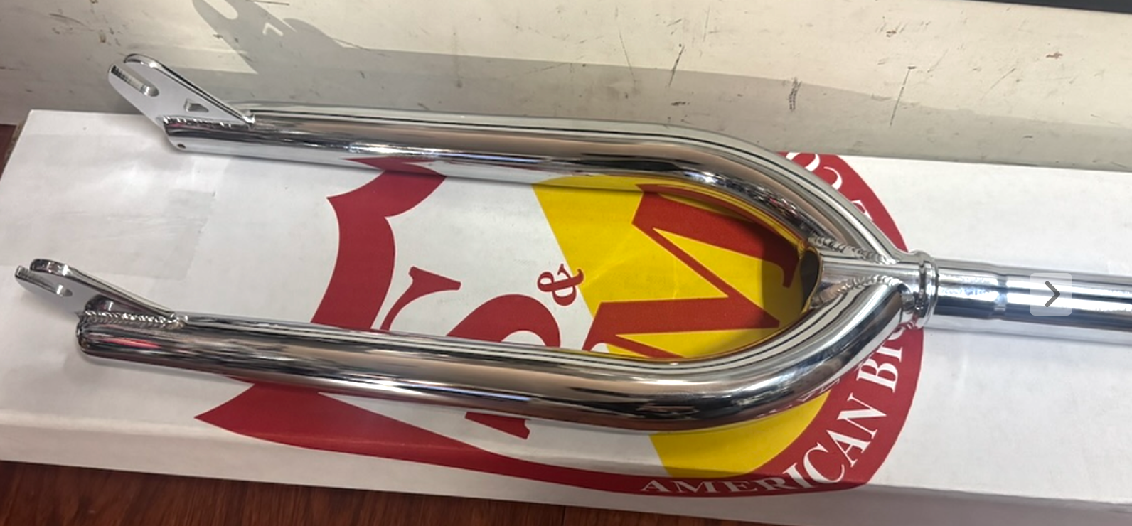 S&M CHROME 22" WIDEMOUTH FORKS