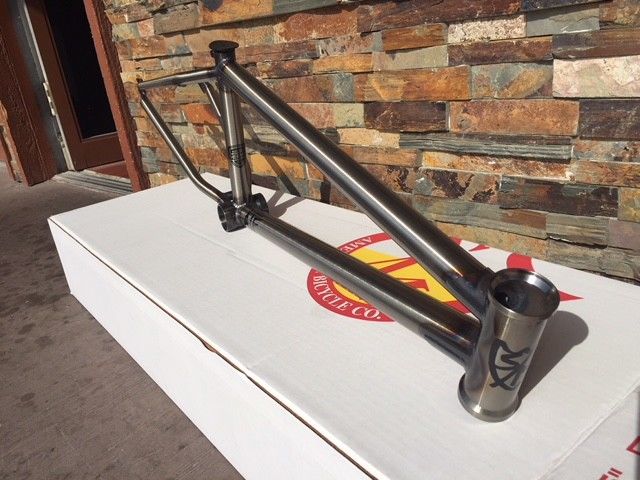 S&M 24 INCH ATF FRAME GLOSS RAW CLEAR COAT CRUISER 24" 21.75 