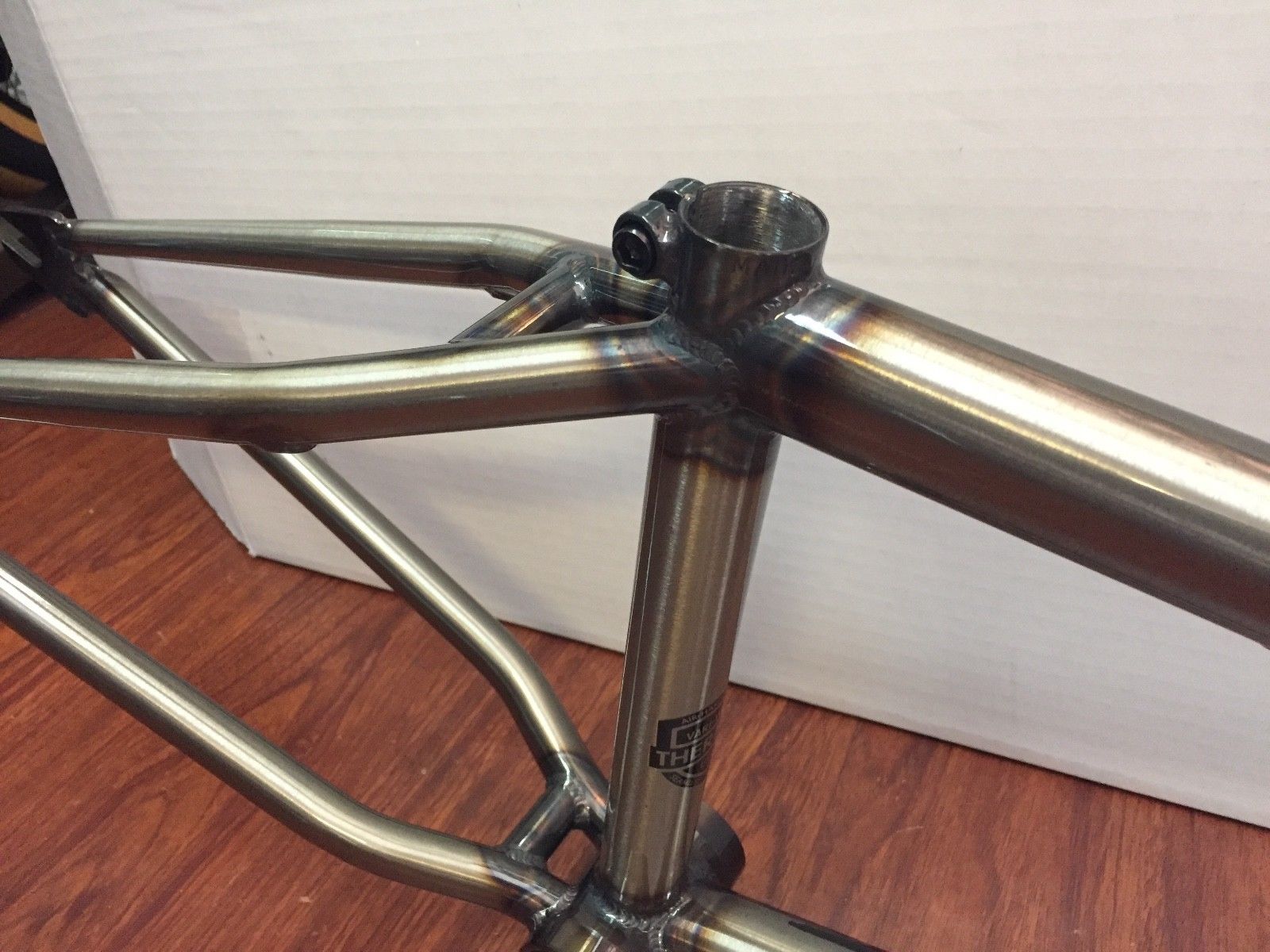 S&M 24 INCH ATF FRAME GLOSS RAW CLEAR COAT CRUISER 24" 21.75 