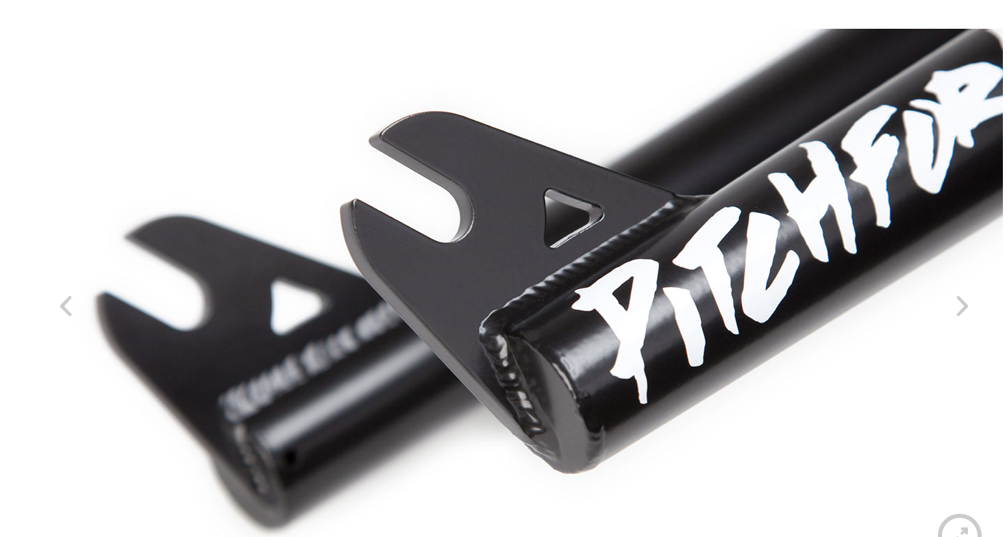 S&M BIKES 18 INCH TAPERED PITCHFORK XLT BLACK FORK FORKS