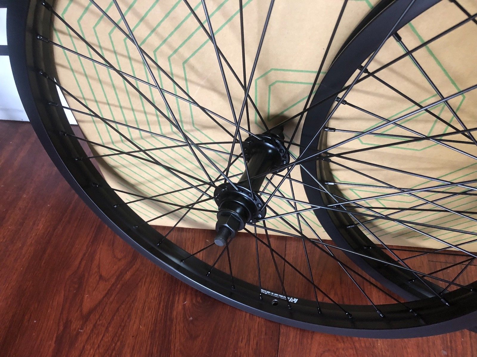 REVENGE COMPLETE 22 INCH WHEEL SET WHEELS 22" BLACK OEM 