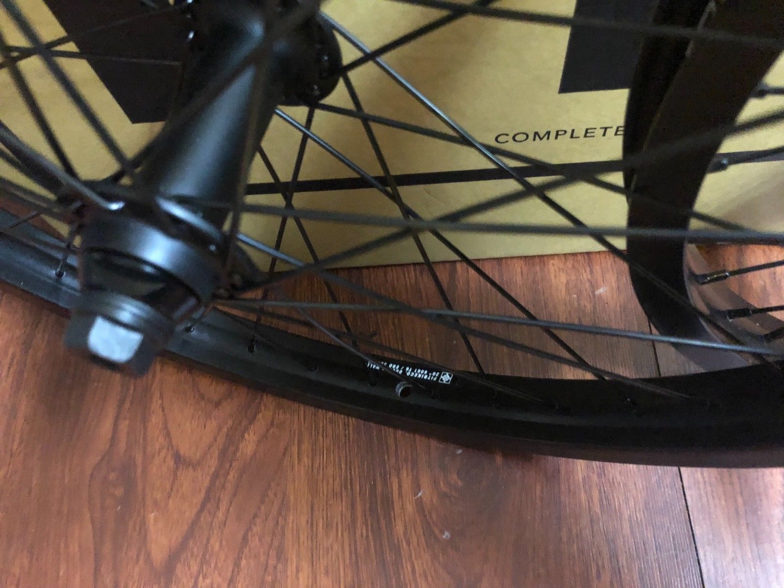 FIT BIKE CO COMPLETE 20" WHEEL SET BLACK FREECOASTER LHD 9 LEFT