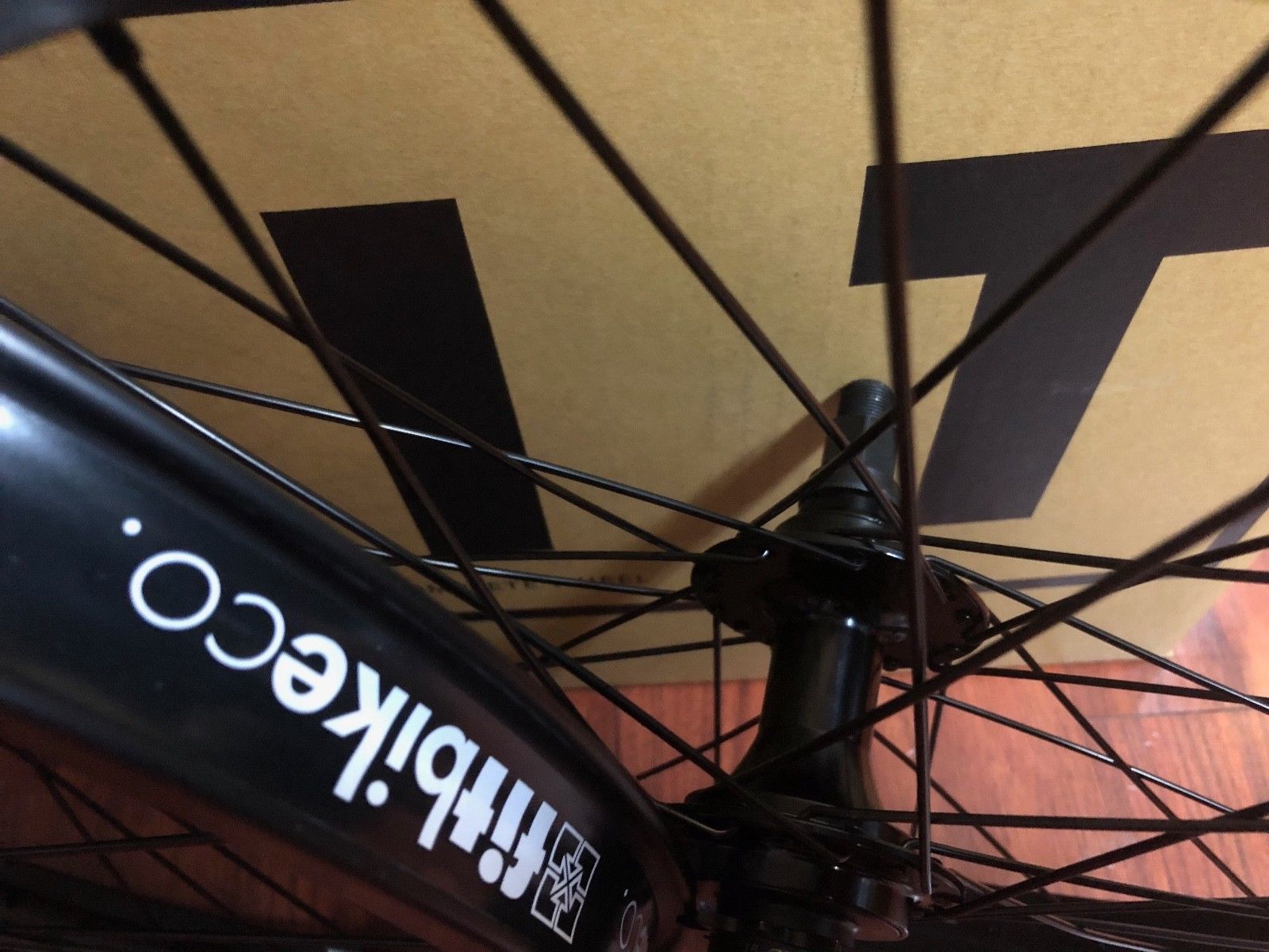 FIT BIKE CO COMPLETE WHEEL 20" SET BLACK CASSETTE LHD 9 T LEFT WHEELS