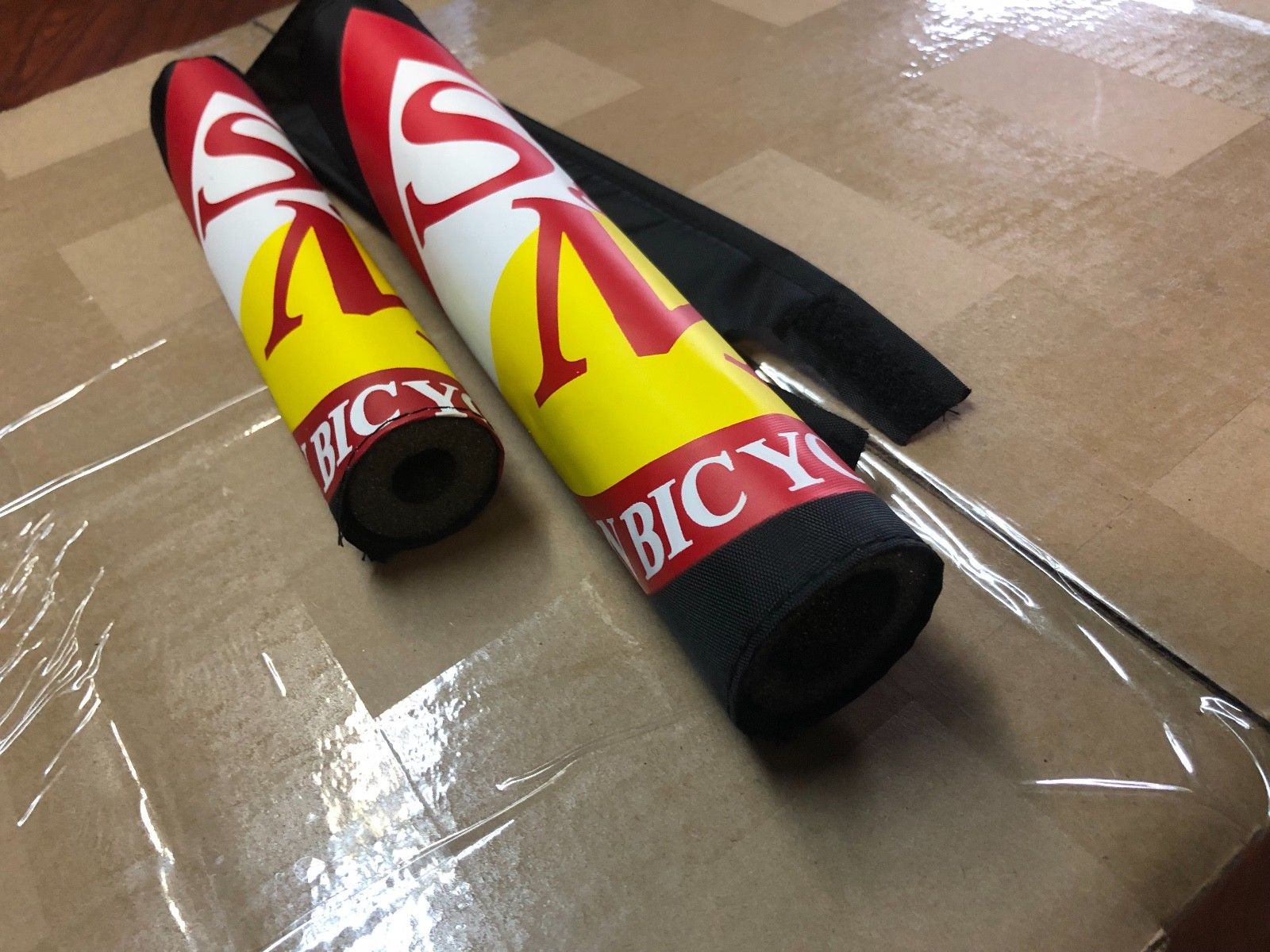 OLD SCHOOL BMX Flying O Blue & Yellow Pad Set Vintage Nos $19.99 - Foto 7