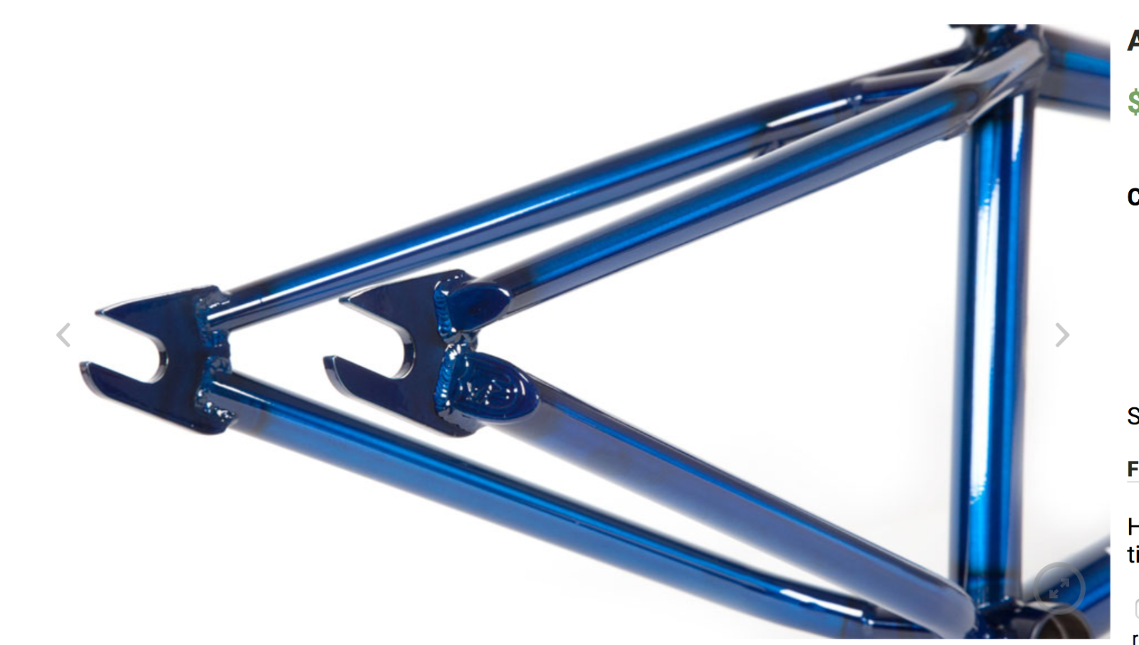 S&M 24 INCH ATF FRAME TRANS BLUE CRUISER 24" 21.75