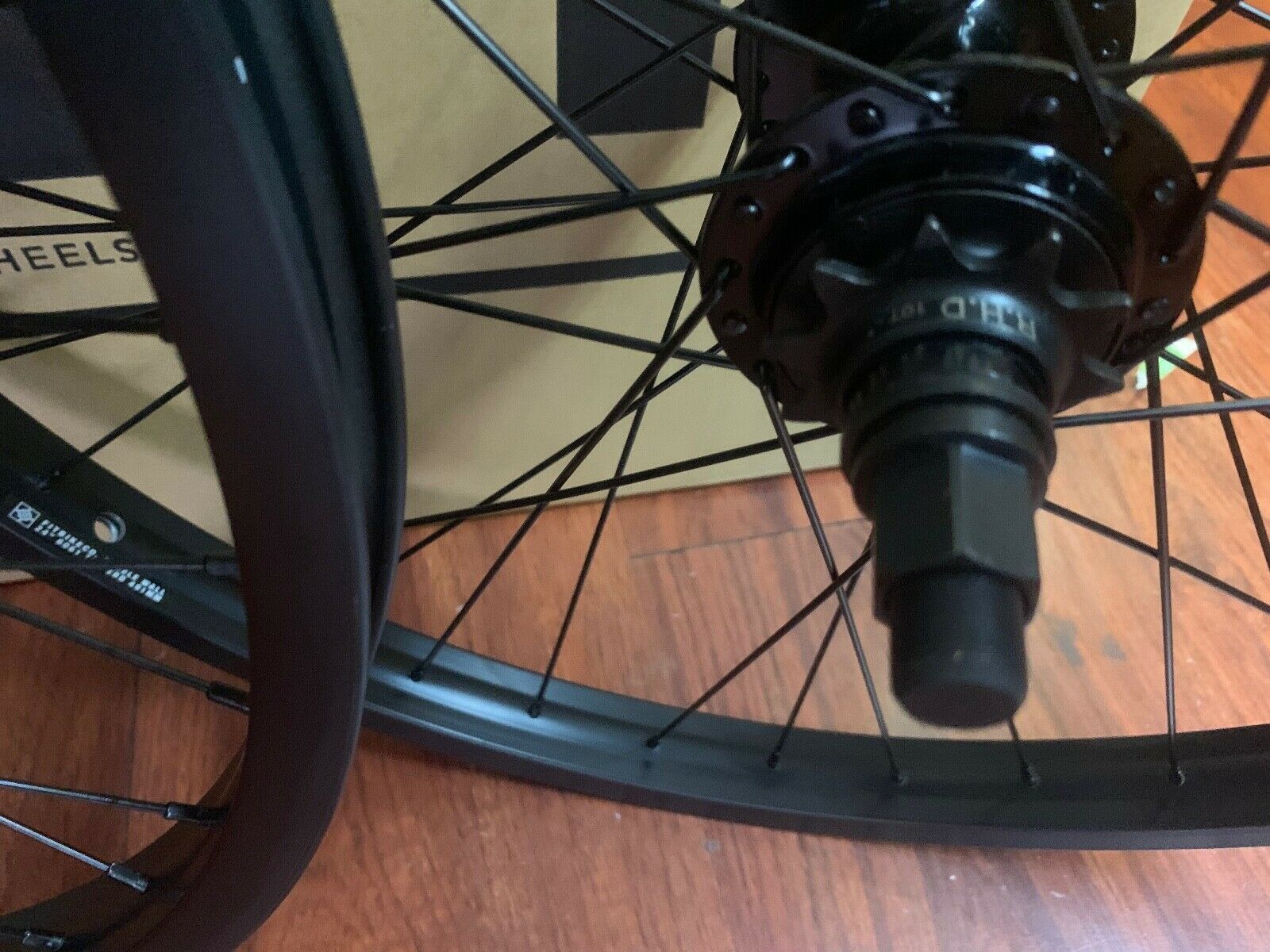 FIT COMPLETE WHEEL SET 24 CRUISER INCH WHEELS BLACK 24"