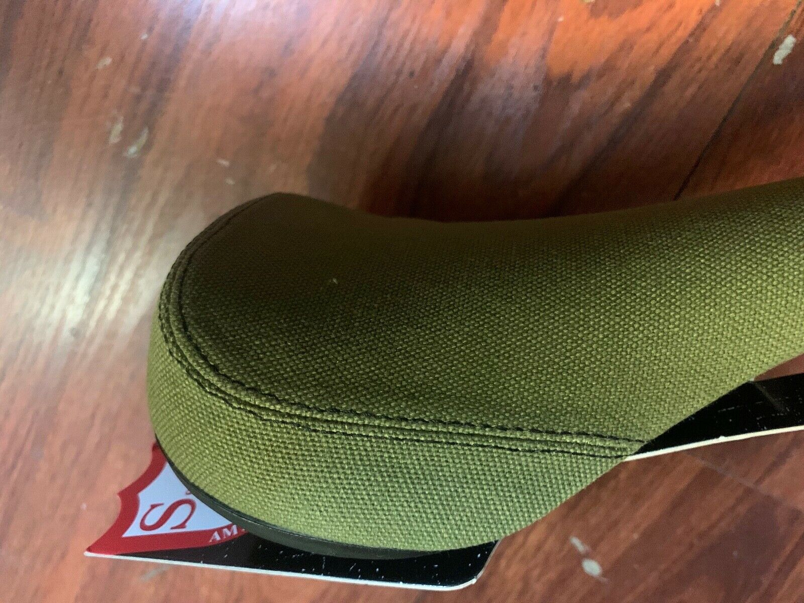 S&M BIKES STEALTH GREEN CANVAS PIVOTAL SEAT ARMY