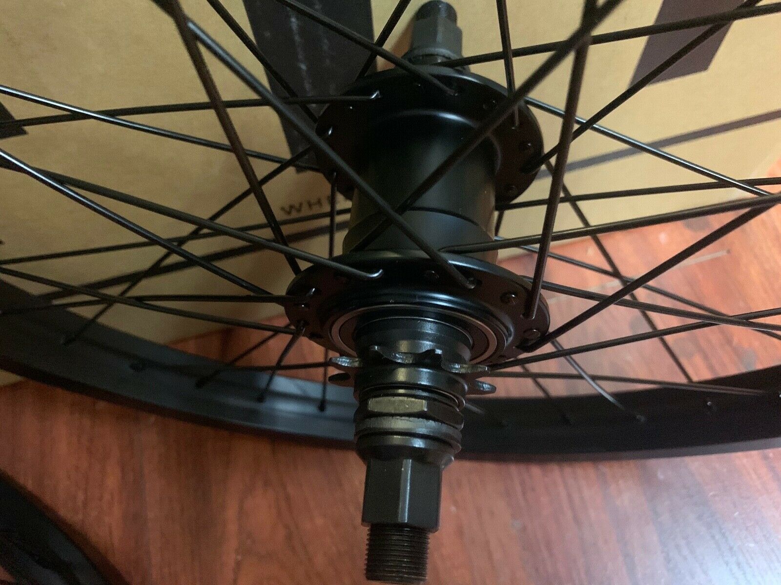 FIT BIKE CO COMPLETE 20" WHEEL SET BLACK FREECOASTER RHD 9 RIGHT