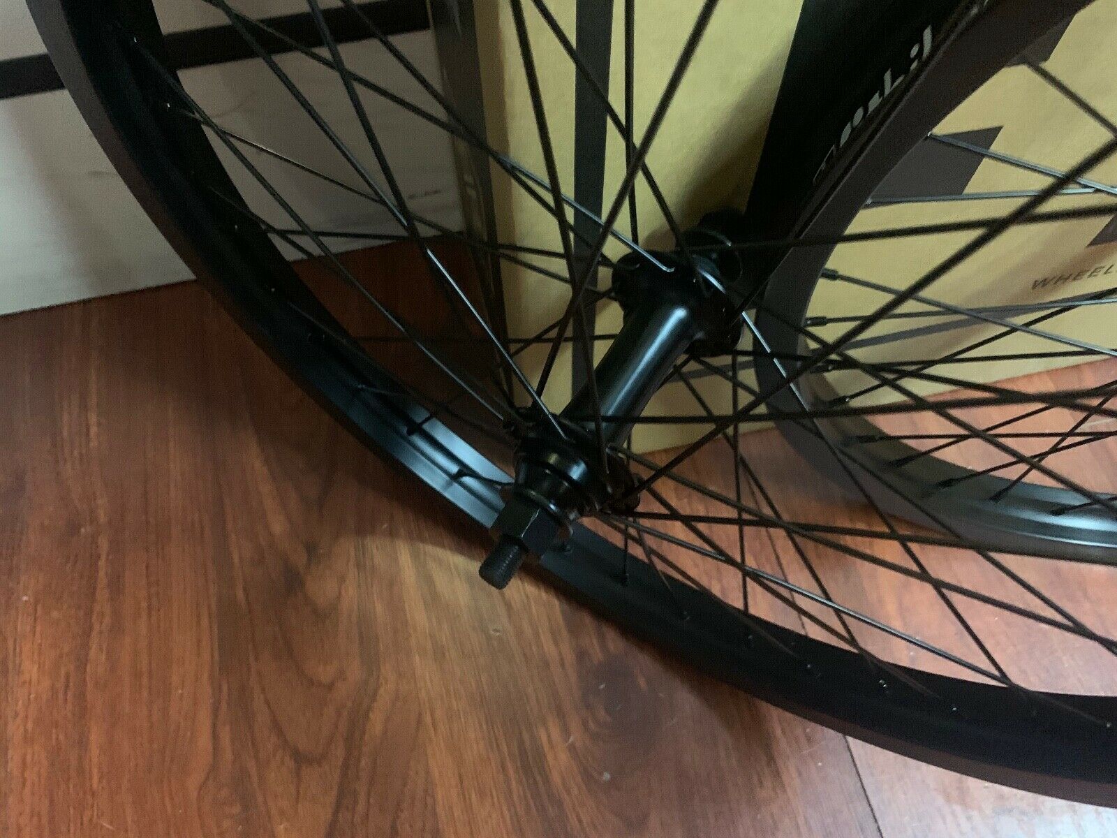 FIT BIKE CO COMPLETE 20" WHEEL SET BLACK FREECOASTER RHD 9 RIGHT