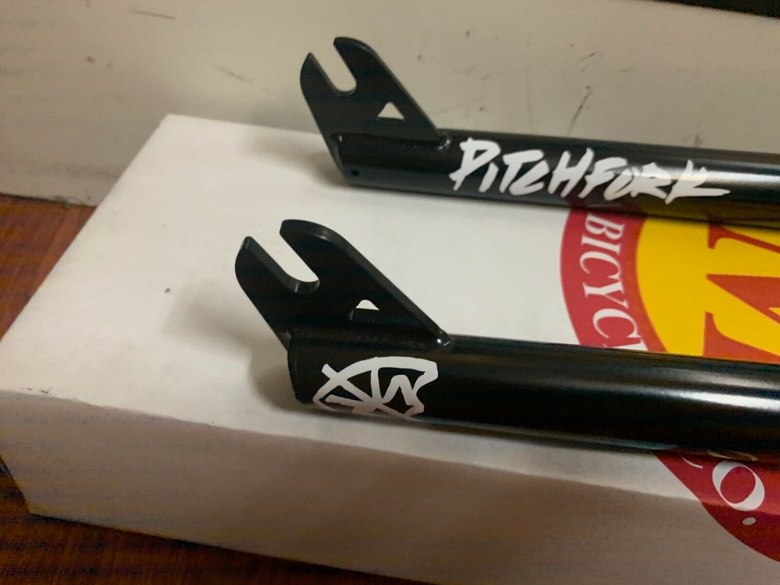 S&M V2 WIDEMOUTH 33 MM FORKS BLACK 20 INCH 33 MM BMX BIKE BIKES 20" WIDE MOUTH