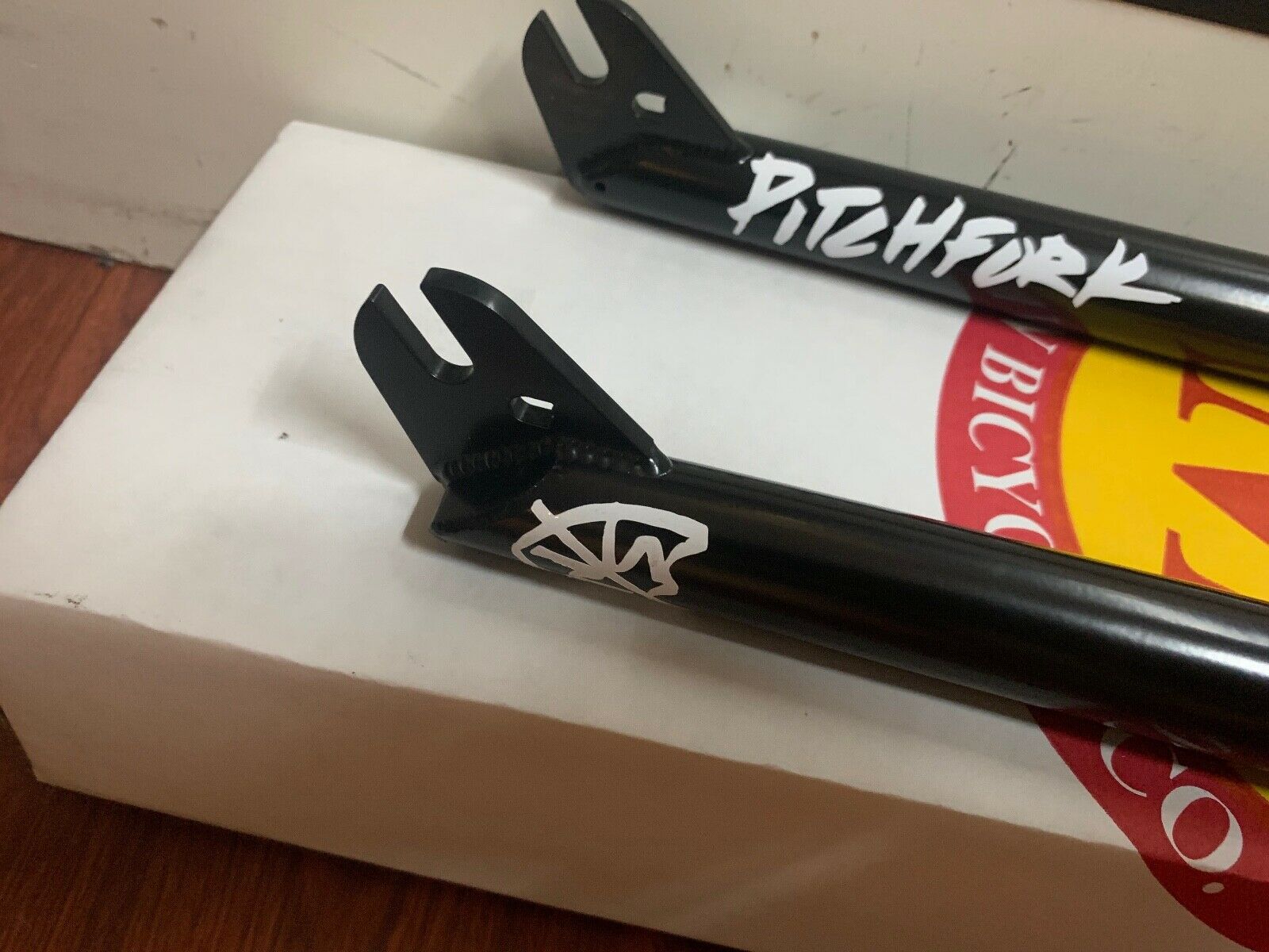 S&M V2 WIDEMOUTH FORKS 26 MM BLACK 20 INCH 33 MM BMX BIKE BIKES 20" WIDE MOUTH